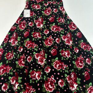 Lularoe Small Maxi Long Skirt - Floral w/Tags